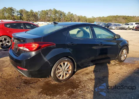 2014 Hyundai Elantra Se from USA, damaged, VIN 5NPDH4AE4EH469890